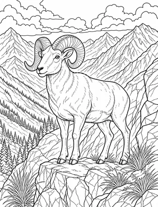 Detailed colouring page of Moraine Lake and the Valley of the Ten Peaks featuring Moraine Lake sign