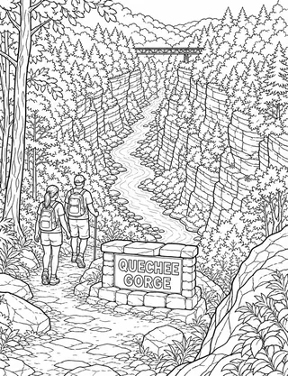 Detailed coloring page of Traditional maple sugaring at a sugarhouse featuring Vermont Maple sign